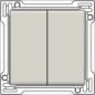 NIKO 102-66601 Bedienelement / Zentralplatte Schalterprogramm 45 mm