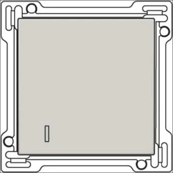 NIKO 102-61901 Bedienelement / Zentralplatte Schalterprogramm 45 mm
