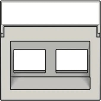 NIKO 102-65400 Bauteil / Zentralplatte Kommunikations-Schalterprogramm