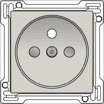 NIKO 102-66601 Bedienelement / Zentralplatte Schalterprogramm 45 mm