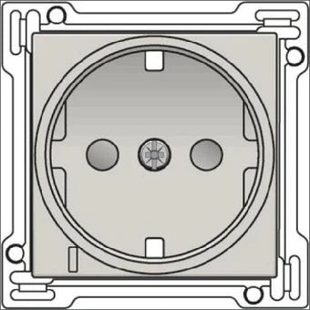 NIKO 102-66908 Bedienelement / Zentralplatte Schalterprogramm 45 mm