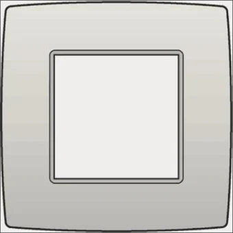 NIKO 102-76100 Abdeckrahmen Schalterprogramm 8.9 mm