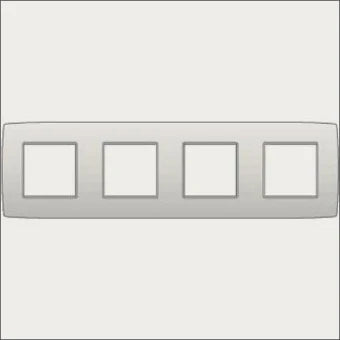 NIKO 102-76400 Abdeckrahmen Schalterprogramm 8.9 mm