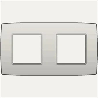 NIKO 102-76800 Abdeckrahmen Schalterprogramm 8.9 mm