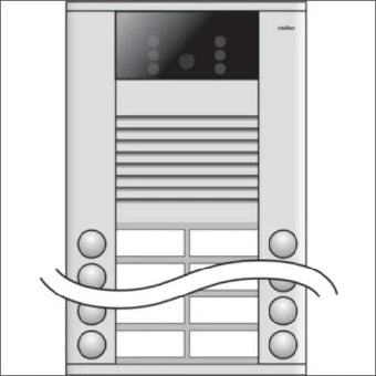 NIKO 10-412 Deurstation deurcommunicatie