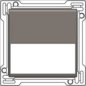 NIKO 104-60905 Bedienelement / Zentralplatte Schalterprogramm