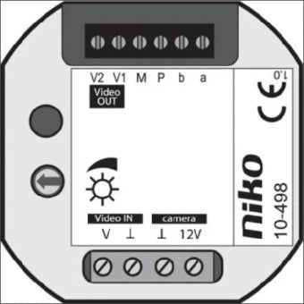NIKO 10-498 Aanvullende apparatuur voor deurcommunicatie
