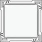 NIKO 111-65938 Bedienelement / Zentralplatte Schalterprogramm 45 mm