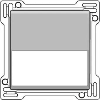 NIKO 121-60905 Bedienelement / Zentralplatte Schalterprogramm 45 mm