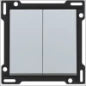 NIKO 121-60005 Bedienelement / Zentralplatte Schalterprogramm 45 mm