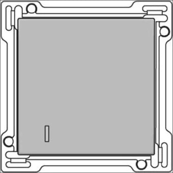NIKO 121-61901 Bedienelement / Zentralplatte Schalterprogramm 45 mm