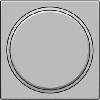 NIKO 121-64006 Bedienelement / Zentralplatte Schalterprogramm 45 mm