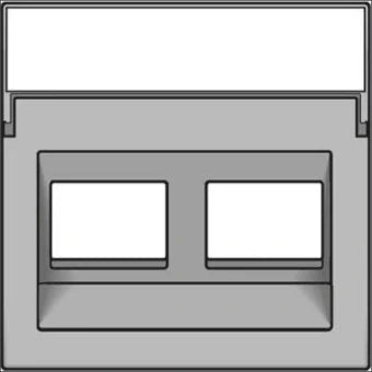 NIKO 121-65400 Bauteil / Zentralplatte Kommunikations-Schalterprogramm