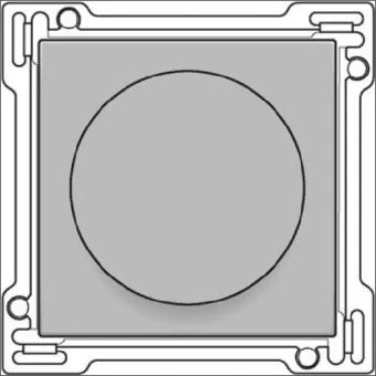 NIKO 121-65938 Bedienelement / Zentralplatte Schalterprogramm 45 mm