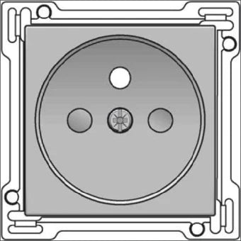 NIKO 121-66601 Bedienelement / Zentralplatte Schalterprogramm 45 mm