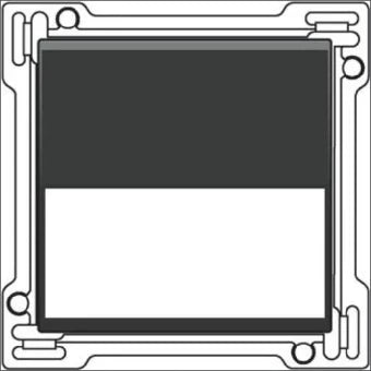 NIKO 122-60905 Bedienelement / Zentralplatte Schalterprogramm 45 mm