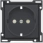 NIKO 122-31002 Bedienelement / Zentralplatte Schalterprogramm 45 mm