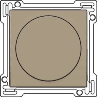NIKO 123-31000 Bedienelement / Zentralplatte Schalterprogramm 45 mm