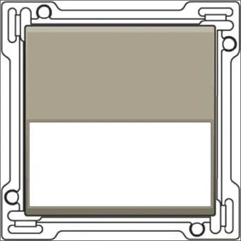 NIKO 123-60905 Bedienelement / Zentralplatte Schalterprogramm 45 mm