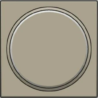 NIKO 123-64006 Bedienelement / Zentralplatte Schalterprogramm 45 mm