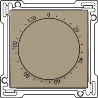 NIKO 123-64906 Bedienelement / Zentralplatte Schalterprogramm 45 mm