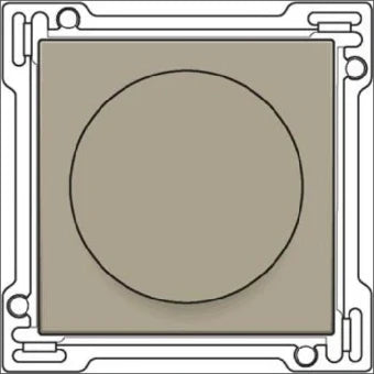 NIKO 123-65926 Bedienelement / Zentralplatte Schalterprogramm 45 mm