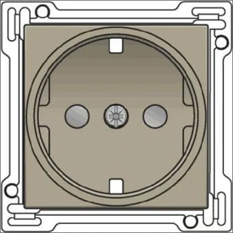NIKO 123-66901 Bedienelement / Zentralplatte Schalterprogramm 45 mm