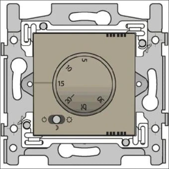 NIKO 123-88001 Ruimtethermostaat (huishoudelijk, niet industrieel) 85 mm