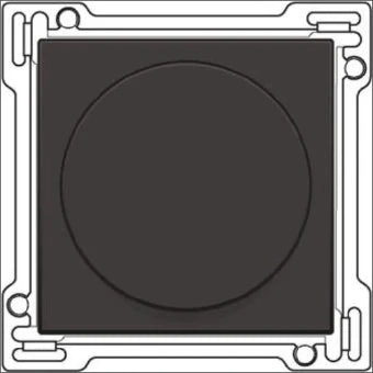 NIKO 124-31000 Bedienelement / Zentralplatte Schalterprogramm 45 mm