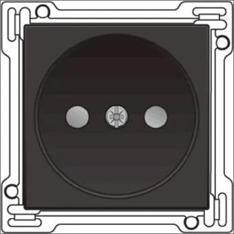 NIKO 124-66501 Bedienelement / Zentralplatte Schalterprogramm 45 mm