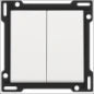 NIKO 154-31003 Bedienelement / Zentralplatte Schalterprogramm 45 mm
