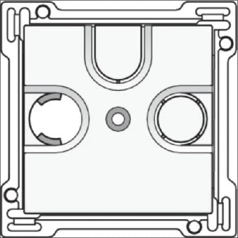 NIKO 154-69593 Bauteil / Zentralplatte Kommunikations-Schalterprogramm