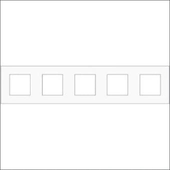 NIKO 154-76005 Abdeckrahmen Schalterprogramm 8 mm