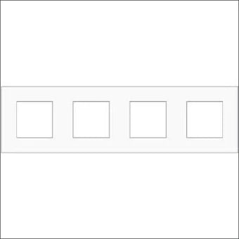 NIKO 154-76400 Abdeckrahmen Schalterprogramm 8.9 mm