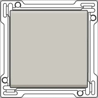NIKO 157-61105 Bedienelement / Zentralplatte Schalterprogramm 45 mm