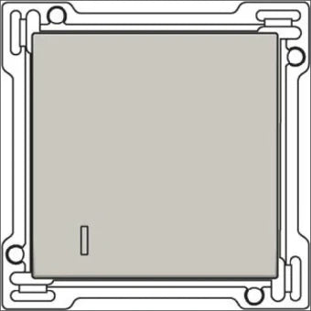 NIKO 157-61901 Bedienelement / Zentralplatte Schalterprogramm 45 mm
