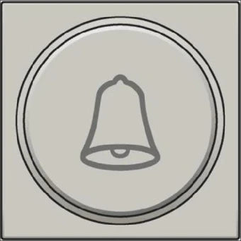 NIKO 157-64007 Bedienelement / Zentralplatte Schalterprogramm 45 mm