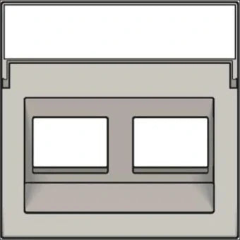 NIKO 157-65400 Bauteil / Zentralplatte Kommunikations-Schalterprogramm