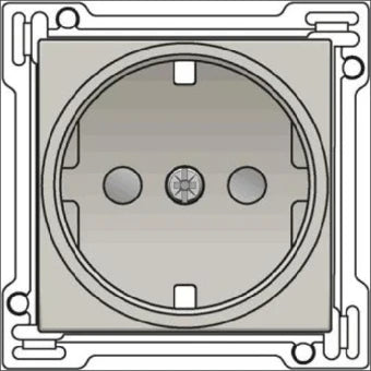 NIKO 157-66901 Bedienelement / Zentralplatte Schalterprogramm 45 mm