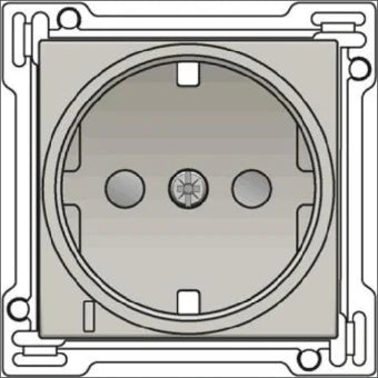 NIKO 157-66908 Bedienelement / Zentralplatte Schalterprogramm 45 mm