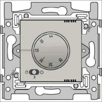 NIKO 157-88001 Ruimtethermostaat (huishoudelijk, niet industrieel) 85 mm