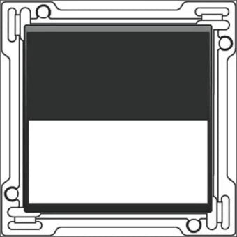 NIKO 161-60905 Bedienelement / Zentralplatte Schalterprogramm 45 mm