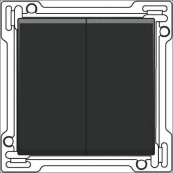 NIKO 161-61505 Bedienelement / Zentralplatte Schalterprogramm 45 mm
