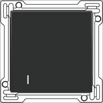 NIKO 161-61901 Bedienelement / Zentralplatte Schalterprogramm 45 mm