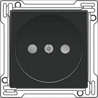 NIKO 161-66501 Bedienelement / Zentralplatte Schalterprogramm 45 mm