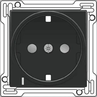 NIKO 161-66908 Bedienelement / Zentralplatte Schalterprogramm 45 mm