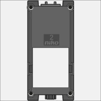 NIKO 170-65201 Bauteil / Zentralplatte Kommunikations-Schalterprogramm
