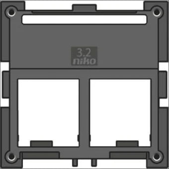 NIKO 170-65302 Bauteil / Zentralplatte Kommunikations-Schalterprogramm