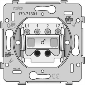 NIKO 170-71301 Installationsschalter