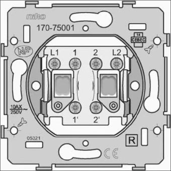 NIKO 170-75001 Drukcontact